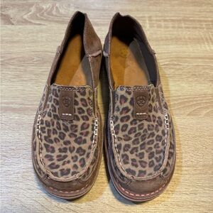 Ariat Leopard print Cruisers